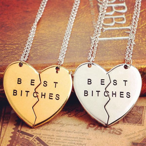 2 pcs bff necklace women crystal heart pendant friend letter necklace fashion couple men friendship jewelry, Silver
2 pcs bff necklace women crystal heart pendant friend letter necklace fashion couple men friendship jewelry, Silver