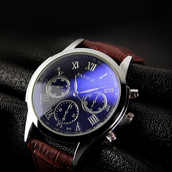 yazole men watch fashion watch luminous pu casual classic men watches waterproof quartz wristwatch relogio masculino, Slivery;brown
yazole men watch fashion watch luminous pu casual classic men watches waterproof quartz wristwatch relogio masculino, Slivery;brown