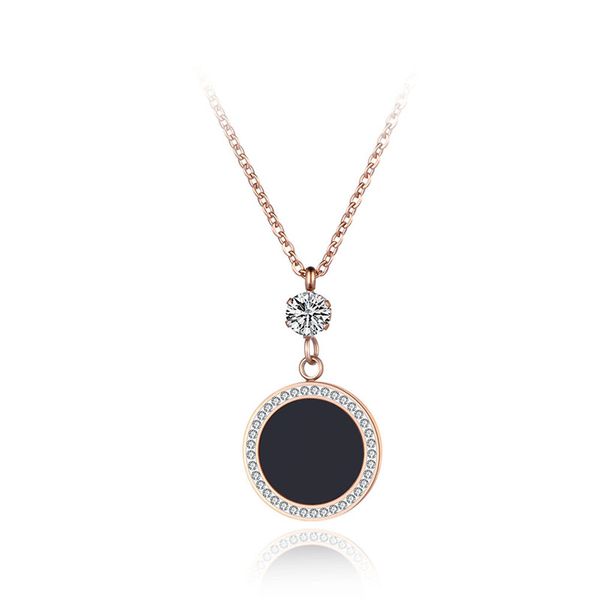 stainless steel black shell pendant necklaces jewelry pave setting cz crystal engagement necklace for women girl n19006, Silver
stainless steel black shell pendant necklaces jewelry pave setting cz crystal engagement necklace for women girl n19006, Silver