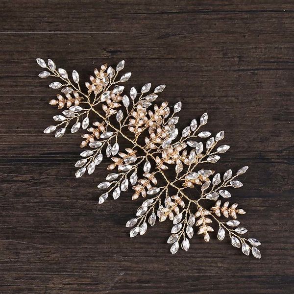 gold crystal beads leaf handmade hairband bride headband hair vine hair jewelry wedding headpiece tiara hair accessories bh, Golden;white
gold crystal beads leaf handmade hairband bride headband hair vine hair jewelry wedding headpiece tiara hair accessories bh, Golden;white