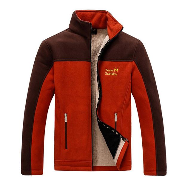 men's autumn/winter thickening velvet thermal sports outerwear jackets tr029, Blue;black
men's autumn/winter thickening velvet thermal sports outerwear jackets tr029, Blue;black
