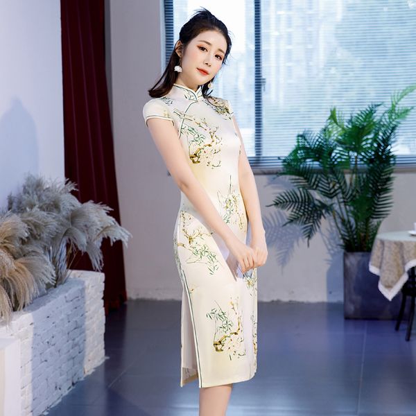 knee length chinese style dress vintage ladies short qipao classic stage show elegant female cheongsam plus size l xl xxl xxxl, Red
knee length chinese style dress vintage ladies short qipao classic stage show elegant female cheongsam plus size l xl xxl xxxl, Red