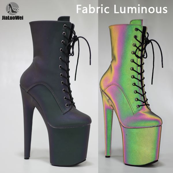 jialuowei 8 inch high heel dancing boots colorful reflective fabric luminous exotic style platform boots size 36-43, Black
jialuowei 8 inch high heel dancing boots colorful reflective fabric luminous exotic style platform boots size 36-43, Black