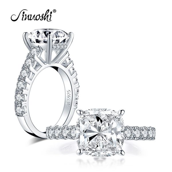 ainuoshi luxury 925 sterling silver 5.0 carat cushion cut engagement ring simulated diamond wedding silver ring jewelry gifts y200106, Slivery;golden
ainuoshi luxury 925 sterling silver 5.0 carat cushion cut engagement ring simulated diamond wedding silver ring jewelry gifts y200106, Slivery;golden