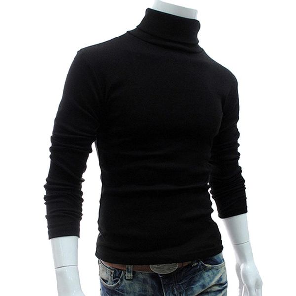men fashion solid color long sleeve turtleneck sweater slim fit knitted pullover 2019 ing, White;black
men fashion solid color long sleeve turtleneck sweater slim fit knitted pullover 2019 ing, White;black