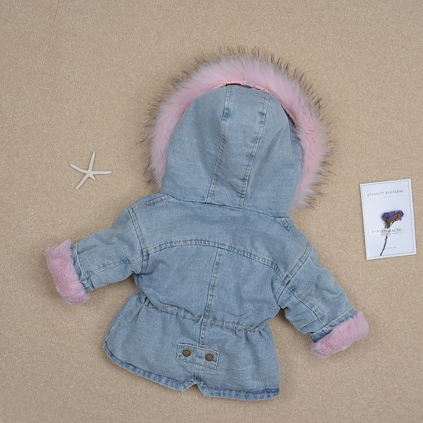 winter baby girls denim thicken jacket velvet warm outerwear baby girls coat kids parka, Blue;gray
winter baby girls denim thicken jacket velvet warm outerwear baby girls coat kids parka, Blue;gray