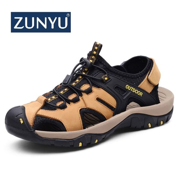 zunyu new men genuine leather men roman sandals soft fisherman summer casual shoes beach sandalias water sneakers size 38~48, Black
zunyu new men genuine leather men roman sandals soft fisherman summer casual shoes beach sandalias water sneakers size 38~48, Black