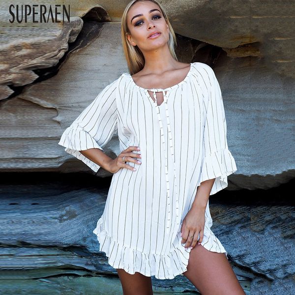 superaen europe stripes fashion women dress summer new 2020 casual ladies dress wild three quarter sleeve women clothing, Black;gray
superaen europe stripes fashion women dress summer new 2020 casual ladies dress wild three quarter sleeve women clothing, Black;gray