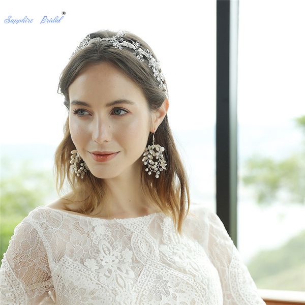trendy elegant silver imitation pearls crystal bridal earrings handmade rhinestone earrings for wedding/party 2019 new
trendy elegant silver imitation pearls crystal bridal earrings handmade rhinestone earrings for wedding/party 2019 new