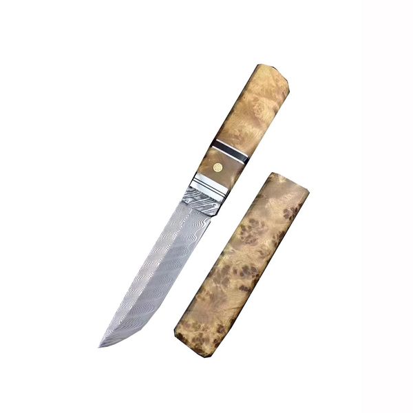 Sk-13 Handmade VG10 Damascus Small Straight Knife Handicraft Collection Knife with White Shadow Wood Handle Best Gift for Girlfriend
Sk-13 Handmade VG10 Damascus Small Straight Knife Handicraft Collection Knife with White Shadow Wood Handle Best Gift for Girlfriend