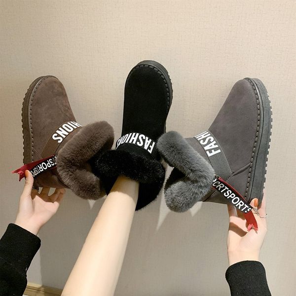 snow boots new style short plus velvet warm anti-slip casual cotton-padded shoes women's, Black
snow boots new style short plus velvet warm anti-slip casual cotton-padded shoes women's, Black