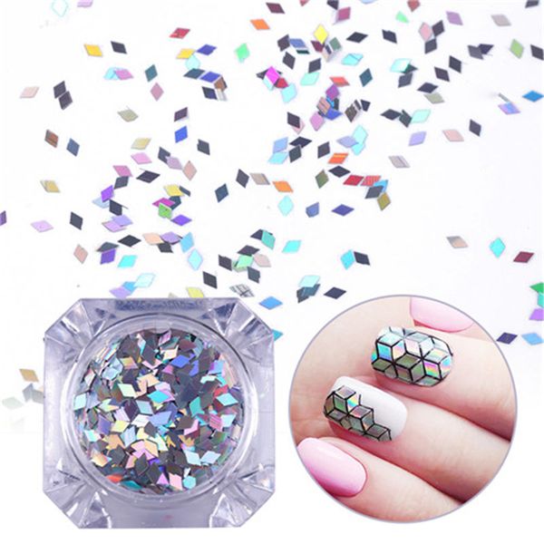 1box laser silver nail glitter sequins dust mixed rhombus shape tips diy charm polish flakes decorations manicure, Silver;gold
1box laser silver nail glitter sequins dust mixed rhombus shape tips diy charm polish flakes decorations manicure, Silver;gold