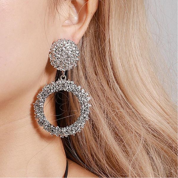 new-style euramerican sell adorn article to act the role of restore ancient ways metallic decorative pattern large circle earrings of fa, Silver
new-style euramerican sell adorn article to act the role of restore ancient ways metallic decorative pattern large circle earrings of fa, Silver