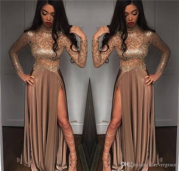 2019 black girls prom dress long sleeves high neck formal holidays wear graduation evening party gown custom made plus size
2019 black girls prom dress long sleeves high neck formal holidays wear graduation evening party gown custom made plus size