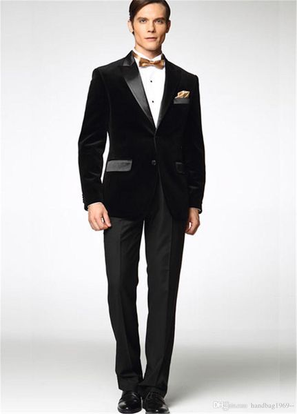 new arrivals two button black velvet groom tuxedos peak lapel groomsmen man blazer mens wedding suits (jacket+pants+tie) d:80, Black;gray
new arrivals two button black velvet groom tuxedos peak lapel groomsmen man blazer mens wedding suits (jacket+pants+tie) d:80, Black;gray