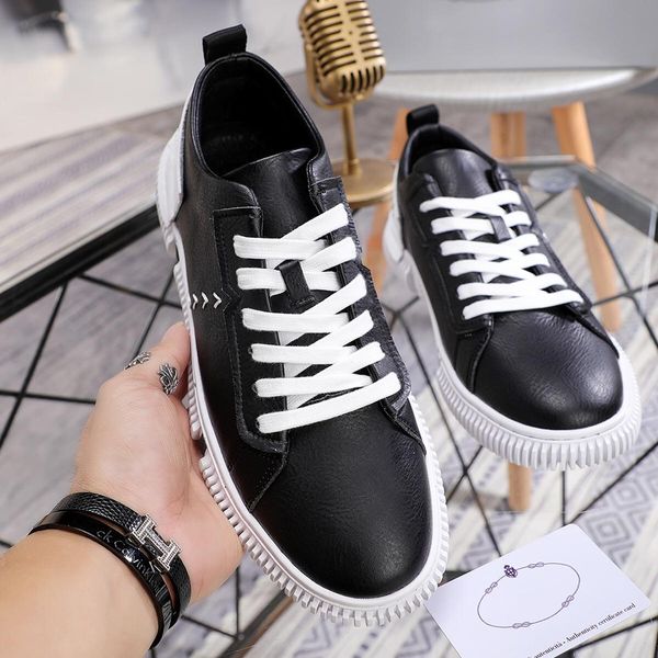 men's shoes winter british wind casual shoes soft bottom layer leather trend wild shoes men's autumn low cut tide flats, Black
men's shoes winter british wind casual shoes soft bottom layer leather trend wild shoes men's autumn low cut tide flats, Black