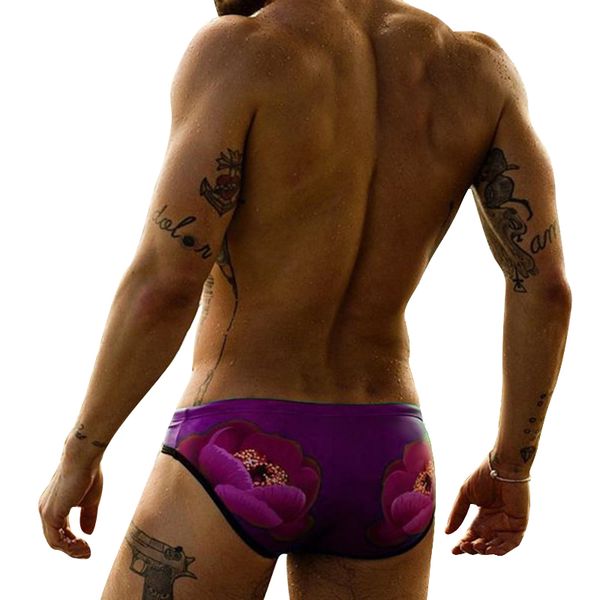 men swim briefs flowers printed breathable elastic fitness gym beach trunks swimwear swimsuit swimming shorts men's sportswear
men swim briefs flowers printed breathable elastic fitness gym beach trunks swimwear swimsuit swimming shorts men's sportswear