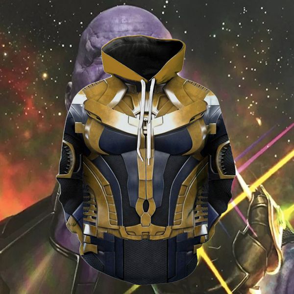 end game 4 thanos cosplay hoodies 2019 new long sleeve casual cos pullover sweatshirts, Black 
end game 4 thanos cosplay hoodies 2019 new long sleeve casual cos pullover sweatshirts, Black