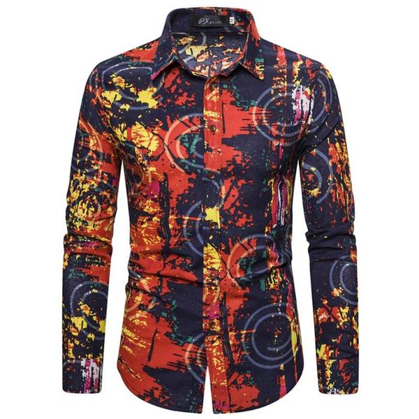kancoold men casual shirt splicing printed regular men's shirt business leisure retro long-sleeved casual slim fit d19, White;black
kancoold men casual shirt splicing printed regular men's shirt business leisure retro long-sleeved casual slim fit d19, White;black