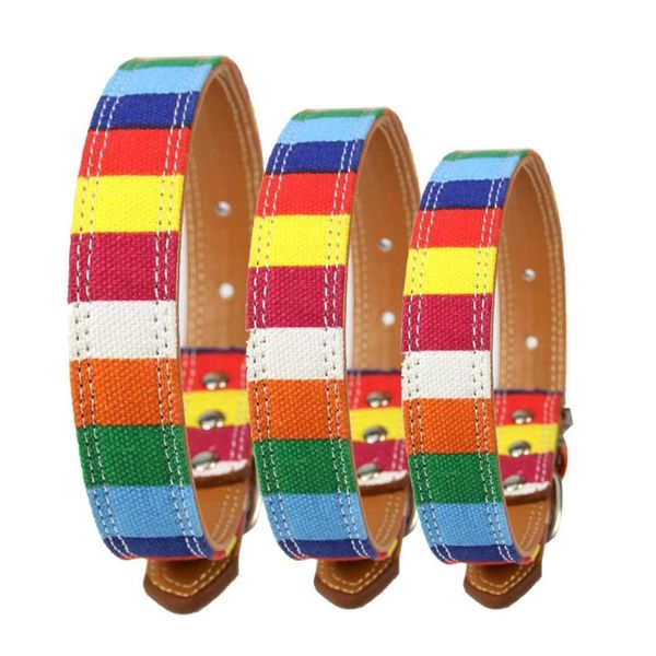 rainbow pet dog collar adjustable collar for large dog leather plain for big small safe rainbow color pet leads
rainbow pet dog collar adjustable collar for large dog leather plain for big small safe rainbow color pet leads