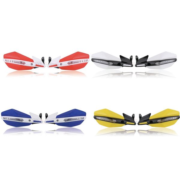 1pair universial motorcycle handguard with led light hand guard shield fit pit dirt bike motocross supermoto racing atv quad
1pair universial motorcycle handguard with led light hand guard shield fit pit dirt bike motocross supermoto racing atv quad