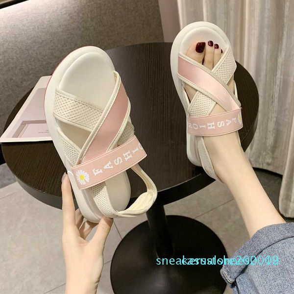 summer women platform sandals chunky designers woman block heel shoes casual flower fashion beach open toe pink gladiator sandal s09, Black
summer women platform sandals chunky designers woman block heel shoes casual flower fashion beach open toe pink gladiator sandal s09, Black