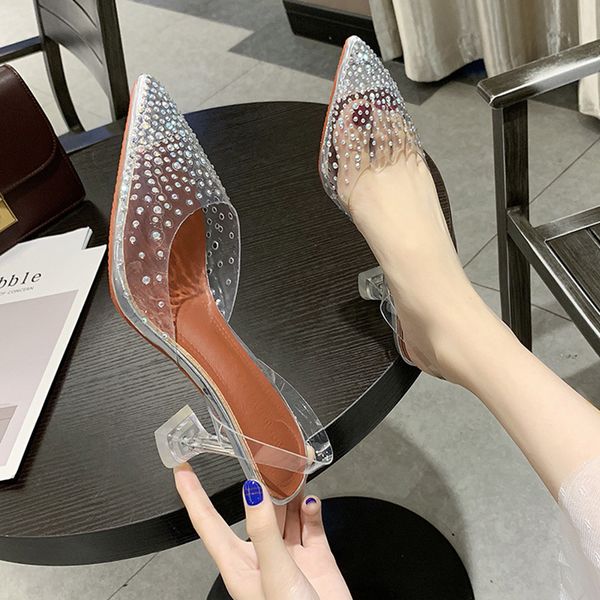 2020 women sandals fashion high heels pointed toe gladiator pvc wedge shoes for women summer shoes transparent sandals gladiator, Black
2020 women sandals fashion high heels pointed toe gladiator pvc wedge shoes for women summer shoes transparent sandals gladiator, Black