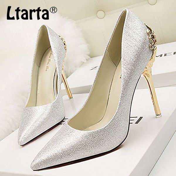 ltarta pointed single shoes women's shoes wedding red bridal metal hollow shallow suede stiletto heels zwm, Black
ltarta pointed single shoes women's shoes wedding red bridal metal hollow shallow suede stiletto heels zwm, Black