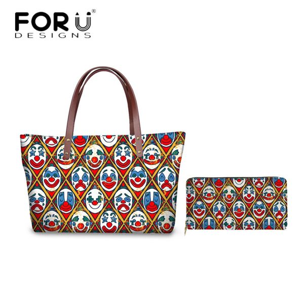 forudesigns crazy evil clown print handbags brand design women large tote bags luxury shoulder shopping bag for women's wallets
forudesigns crazy evil clown print handbags brand design women large tote bags luxury shoulder shopping bag for women's wallets