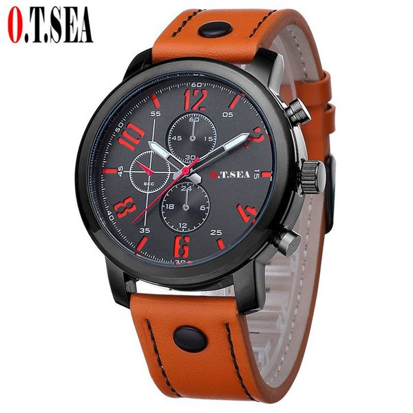 special offers ot sea brand soft leather watches for men quartz watches relogio sport masculino erkek kol saatleri orologio uomo, Slivery;brown
special offers ot sea brand soft leather watches for men quartz watches relogio sport masculino erkek kol saatleri orologio uomo, Slivery;brown