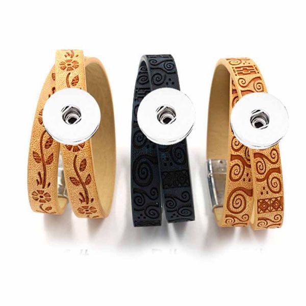 wholesale 067 pu leather magnet multi-turn 18mm snap button bracelet interchangeable charm jewelry for women gift, Golden;silver
wholesale 067 pu leather magnet multi-turn 18mm snap button bracelet interchangeable charm jewelry for women gift, Golden;silver