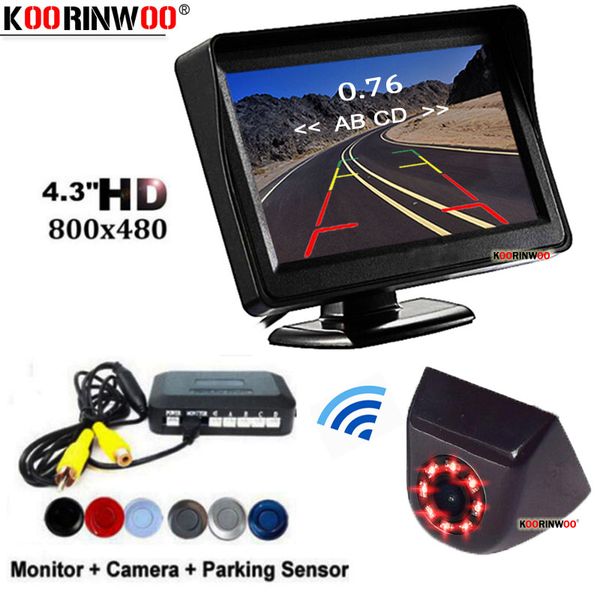 koorinwoo dual ultrasonic wireless parking sensor rear camera car parkronics backlight display tft lcd radar alarm car-detector
koorinwoo dual ultrasonic wireless parking sensor rear camera car parkronics backlight display tft lcd radar alarm car-detector