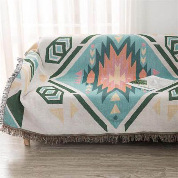 Cotton Jacquard Sofa Towel Cover Knitted Blanket with Tassel Home Decorative Indian Thread Blankets Plaid Wall Hanging Tapestry
Cotton Jacquard Sofa Towel Cover Knitted Blanket with Tassel Home Decorative Indian Thread Blankets Plaid Wall Hanging Tapestry