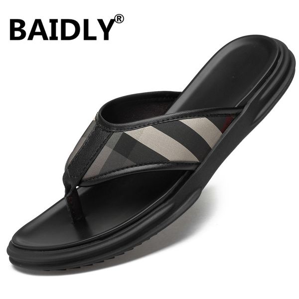 new summer men flip flops outdoor beach slippers men non-slip genuine leather slippers soft comfortable flip flops big size, Black
new summer men flip flops outdoor beach slippers men non-slip genuine leather slippers soft comfortable flip flops big size, Black