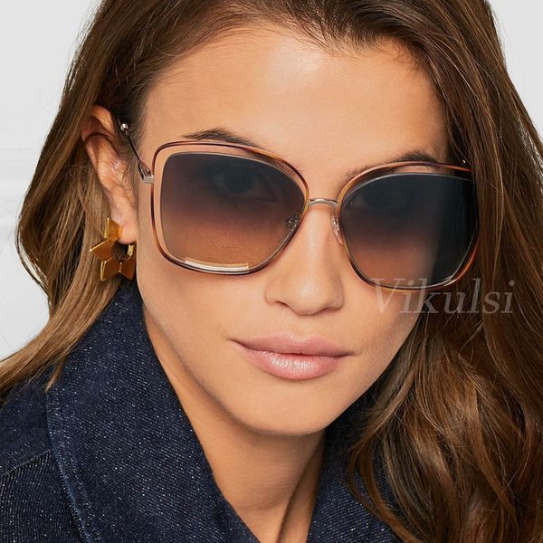 oversized new fashion square sunglasses for women gradient lens eyewear vintage sun glasses for female metal frame men uv400, White;black
oversized new fashion square sunglasses for women gradient lens eyewear vintage sun glasses for female metal frame men uv400, White;black