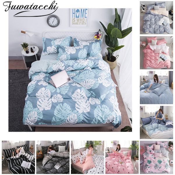 fuwatacchi 3/4pcs nordic comforter bedding sets striped king size bed sheet and set for home bed duvet cover bedding set
fuwatacchi 3/4pcs nordic comforter bedding sets striped king size bed sheet and set for home bed duvet cover bedding set