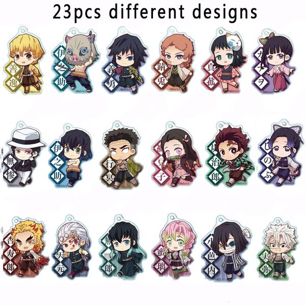 23pcs demon slayer kimetsu no yaiba keychain cute acrylic tanjirou nezuko agatsuma zenitsu rengoku kyoujurou keyring xms gift, Silver
23pcs demon slayer kimetsu no yaiba keychain cute acrylic tanjirou nezuko agatsuma zenitsu rengoku kyoujurou keyring xms gift, Silver