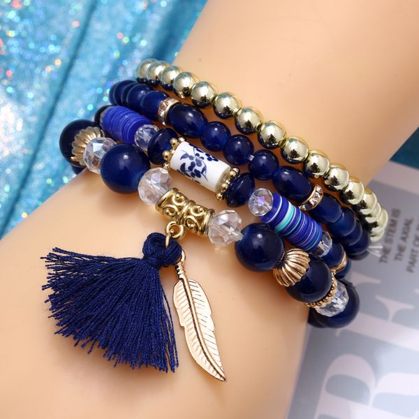 minhin crystal beads women bracelets & bangles luxury gem beaded charm bracelet set with tassel summer elastic wrap bracelet, Golden;silver
minhin crystal beads women bracelets & bangles luxury gem beaded charm bracelet set with tassel summer elastic wrap bracelet, Golden;silver