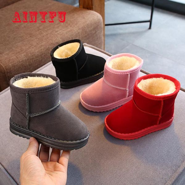 ainyfu children plush shoes 2019 winter snow boots for girls toddler boy boots kids keeping warm baby shoes size 25-36 b321, Black;grey
ainyfu children plush shoes 2019 winter snow boots for girls toddler boy boots kids keeping warm baby shoes size 25-36 b321, Black;grey