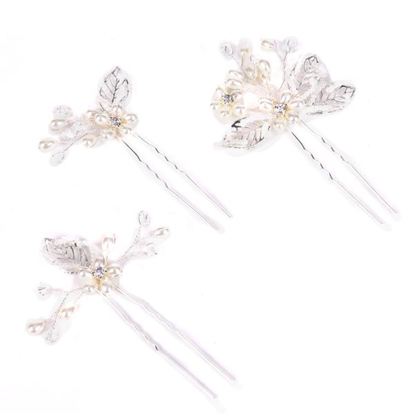 women hair jewelry hair clips 3pcs/lot white pearls flower hairpins brial wedding hairpieces accessories, Golden;white
women hair jewelry hair clips 3pcs/lot white pearls flower hairpins brial wedding hairpieces accessories, Golden;white