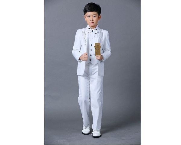 tpsaade new boys white blazer wedding suit brand kids 3 pieces formal suit with bowtie flower boys party tuxedos costume, White;black
tpsaade new boys white blazer wedding suit brand kids 3 pieces formal suit with bowtie flower boys party tuxedos costume, White;black