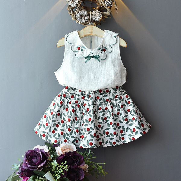 kids designer clothes fashion summer baby girls broken flower skirts 2 piece set sleeveless t shirts tutu skirts baby suit kids clothing set, White
kids designer clothes fashion summer baby girls broken flower skirts 2 piece set sleeveless t shirts tutu skirts baby suit kids clothing set, White