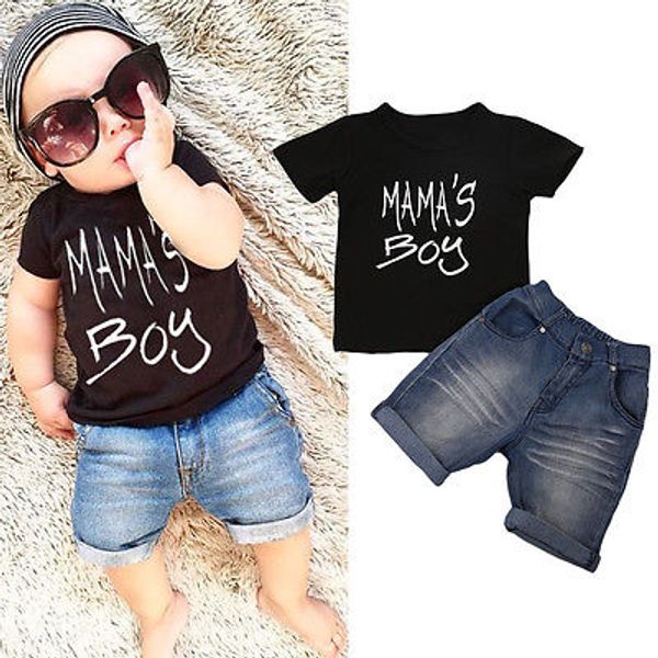 cotton newborn toddler kid baby boy clothes t shirt denim shorts pants summer outfit set, White
cotton newborn toddler kid baby boy clothes t shirt denim shorts pants summer outfit set, White