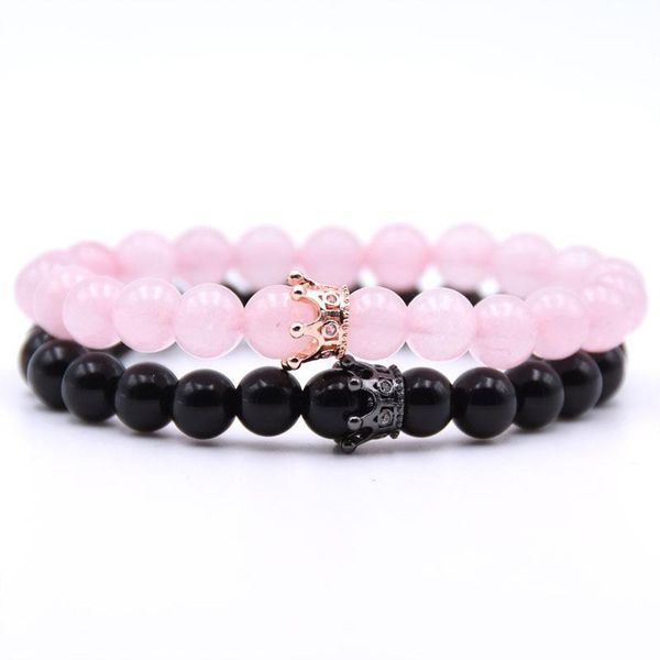 fashion natural stone beads elastic couple bracelets bangles for women men yoga charm jewelry imperial crown bracelet gift, Black
fashion natural stone beads elastic couple bracelets bangles for women men yoga charm jewelry imperial crown bracelet gift, Black