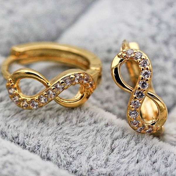 luxury gold earrings women spiral figure 8 hoop earrings unique fashion jewelry women zircon circle obs1876, Golden;silver
luxury gold earrings women spiral figure 8 hoop earrings unique fashion jewelry women zircon circle obs1876, Golden;silver