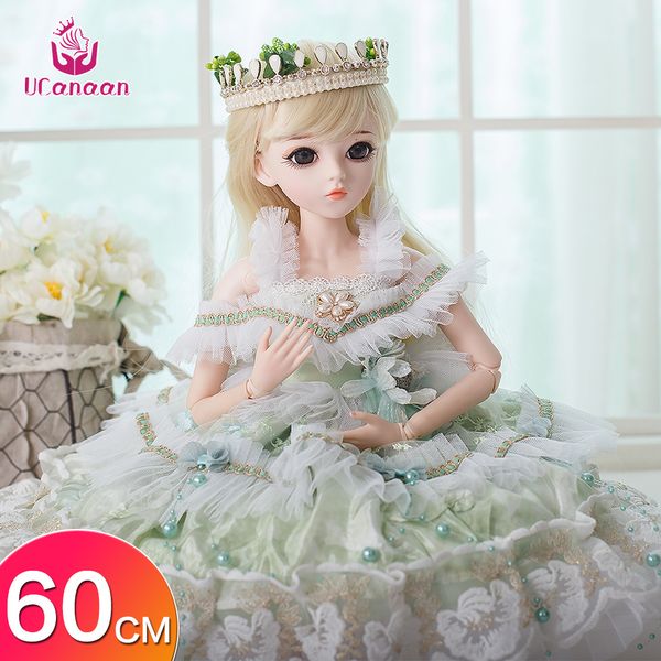 ucanaan 23.6" 18 шаровых шарниров 1/3 bjd sd кукла с одеждой наряд обувь парик макияж волос для девочек подарок и коллекция кукол t200429
ucanaan 23.6" 18 шаровых шарниров 1/3 bjd sd кукла с одеждой наряд обувь парик макияж волос для девочек подарок и коллекция кукол t200429