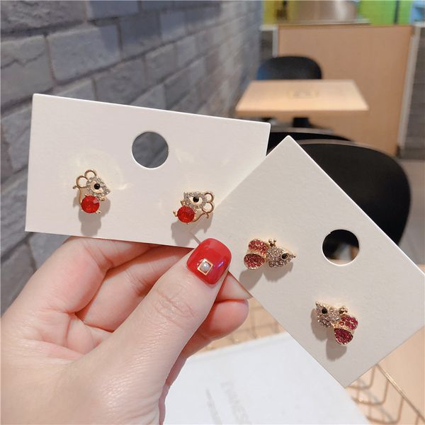 stud 2021 korea silver needle sweet cute simple festive zodiac sign mouse earrings for women fashion jewelry accessories, Golden;silver
stud 2021 korea silver needle sweet cute simple festive zodiac sign mouse earrings for women fashion jewelry accessories, Golden;silver