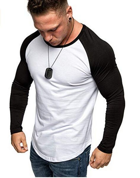 2019 autumn winter selling men's loose casual t shirt long sleeve o neck cotton breathable patchwork t-shirt m-3xl, White;black
2019 autumn winter selling men's loose casual t shirt long sleeve o neck cotton breathable patchwork t-shirt m-3xl, White;black