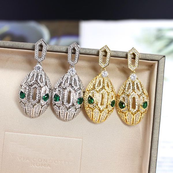 fashion-designer jewelry women snake earrings bling cubic zirconia animal charm stud earings rings full diamond dangle earings, Silver
fashion-designer jewelry women snake earrings bling cubic zirconia animal charm stud earings rings full diamond dangle earings, Silver