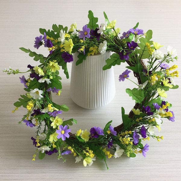 artificial silk field grass daisy wild flower wreath christmas garland wedding decoration home door wall window garland decor
artificial silk field grass daisy wild flower wreath christmas garland wedding decoration home door wall window garland decor